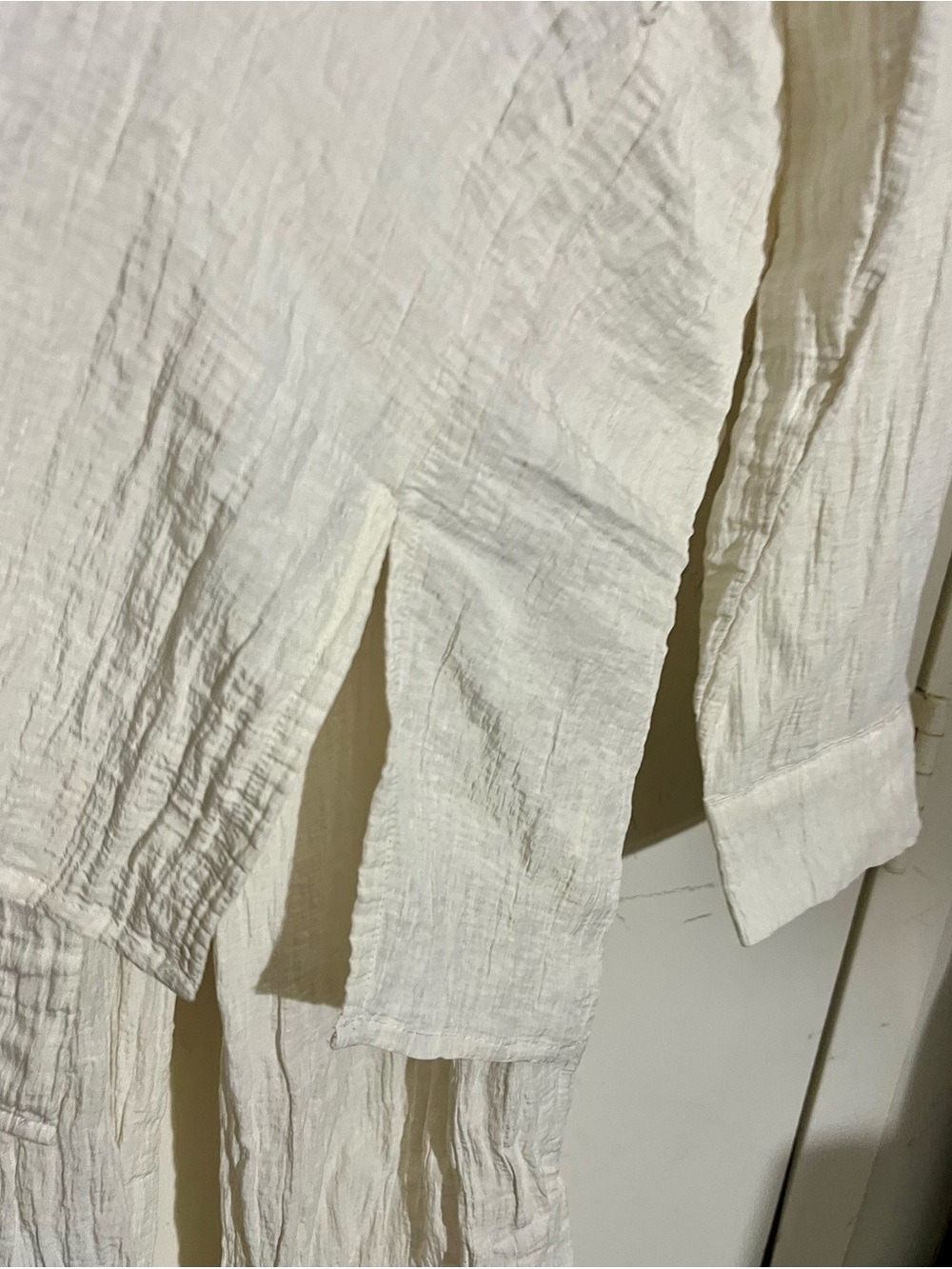 H&M White Button-Up Top and Matching Pants Set - Picture 8 of 13